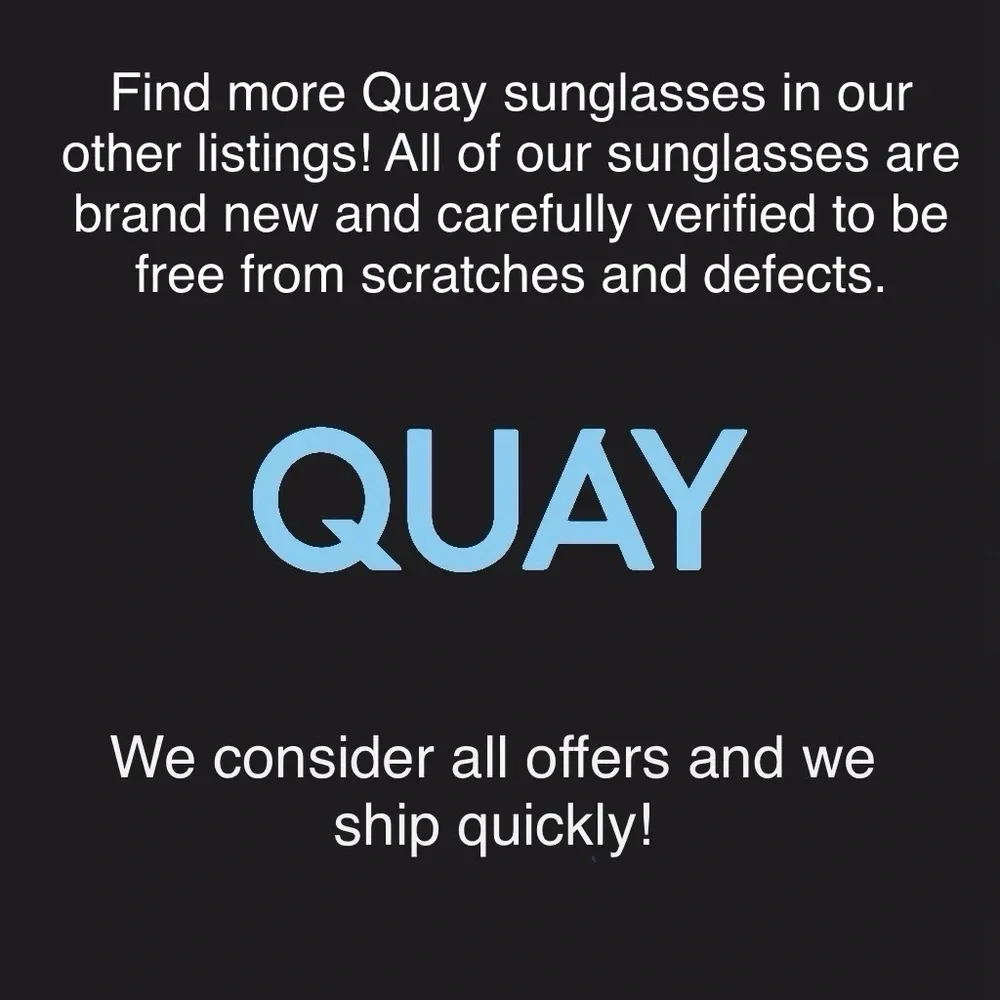 QUAY Hot Take Sunglasses – Rose Gold Frames – Pink to Smoke Lenses - NWT